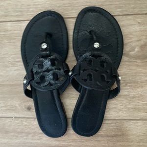 Tory Burch Miller -Embellished Pebble Leather